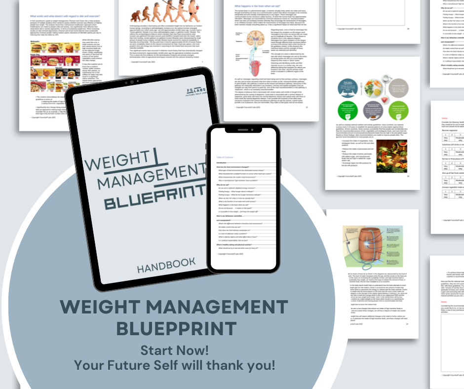 The Weight Management Blueprint: Handbook + Workbook (Includes Bonus Tools!)